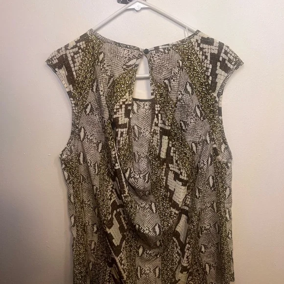 Michael Kors Snake Print Gold Chain Preowned SIZE L - Picture 3 of 5